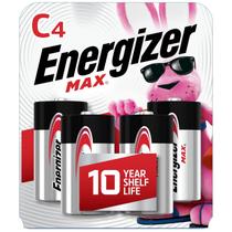 Bateria Energizer Max C Premium Alcaline, pacote com 4 Bateria Energizer Max C Premium Alcaline, pacote com 4