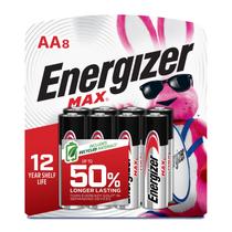 Bateria Energizer Max Double A Alkaline 8 unidades Bateria Energizer Max Double A Alkaline 8 unidades