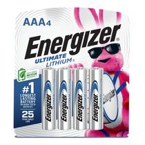 Bateria Energizer Ultimate Lithium AAA (pacote com 4)