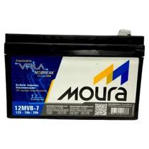 Bateria Estacionária 12MVA-7 Selada Tecnologia VRLA 7Ah 12V - Moura