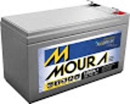 Bateria Estacionaria Moura 12v 7ah Para Nobreak Alarme Cerca elétrica