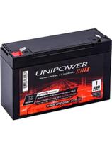 Bateria Estacionária Selada 6V 12Ah VRLA UP6120 Unipower