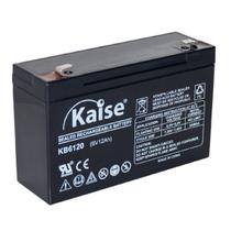 Bateria Estacionária VRLA 6V 12Ah Kaise KB6120 Segurança Nobreak Alarme Cerca Luz Bateria Estacionária VRLA 6V 12Ah Kaise KB6120 Segurança Nobreak Alarme Cerca Luz