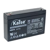 Bateria Estacionária VRLA 6V 7,2Ah Kaise KB670 Segurança Nobreak Alarme Cerca Luz Bateria Estacionária VRLA 6V 7,2Ah Kaise KB670 Segurança Nobreak Alarme Cerca Luz