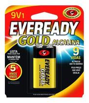 Bateria Eveready 9V Gold Alcalina 1 Unidade