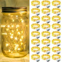 Bateria Fairy Lights chzk 7 pés 20 LED branca quente à prova d'água