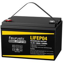 Bateria Feuruetc LFP12100 12V 100Ah LiFePO4 Solar com BMS Bateria Feuruetc LFP12100 12V 100Ah LiFePO4 Solar com BMS