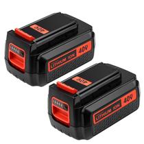 Bateria Fhybat LBX2540 40V 3600mAh de íon de lítio, pacote com 2 unidades