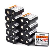 Bateria fotográfica de lítio hflexgrad CR-P2 6V 1500mAh (pacote com 10)