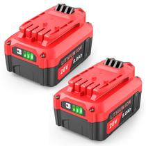 Bateria Futurebatt 20V 8.0Ah de substituição de alta saída, pacote com 2 unidades