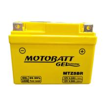 Bateria Gel Motobatt Mtz5br Ytx5lbs Honda Fan 125 C100 Dream