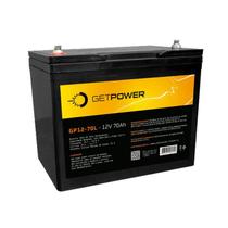 Bateria Gel Selada 12v 70ah GET POWER - Tecnologia Agm Vrla