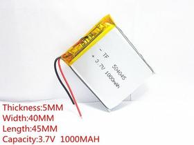 Bateria Gps 1000 Mah 3,7v 5mm X 40mm X 45m 2 Fios