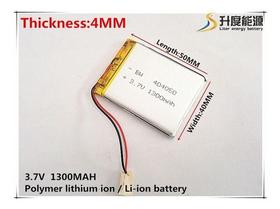 Bateria Gps 3,7v 1300mah 4mm X 40mm X 50mm Nova