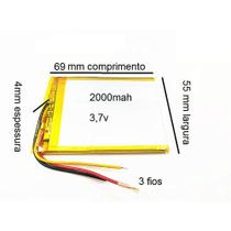 Bateria Gps 7 Polegadas 2000mah 3 Fios 405569