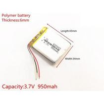 Bateria Gps Foston 5 Polegadas 3 Fios 950 Mah 3,7v Bateria Gps Foston 5 Polegadas 3 Fios 950 Mah 3,7v