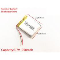 Bateria Gps Foston 5 Polegadas 3 Fios 950 Mah 3,7v
