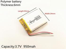 Bateria Gps Foston 5 Polegadas 3 Fios 950 Mah - Bateria Gps Foston 5 Polegadas 3 Fios 950 Mah -