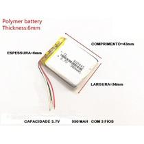 Bateria Gps Foston Fs 483 Dcv 3 Fios 950 Mah