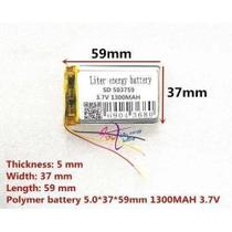 Bateria Gps Nuvi 2580tv Sem Conector!!!!!!! 503759 1300mah 3 fios Bateria Gps Nuvi 2580tv Sem Conector!!!!!!! 503759 1300mah 3 fios
