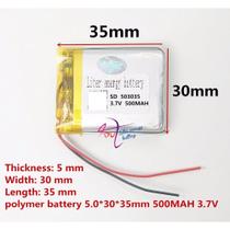 Bateria Gps Xoss G + Ekp503035p Com 2 Fios 500mah 1.85wh Bateria Gps Xoss G + Ekp503035p Com 2 Fios 500mah 1.85wh