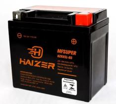 Bateria Haizer: HZRX5L-BS / 5 Ah P/MOTOS CG 125 Fan/POP100/NXR 125 Bros ref.YTX5L-BS