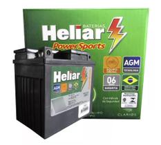 Bateria Heliar HTZ6L Moto 5ah Selada AGM Honda Titan/Fan/Biz/Bros Yamaha Ybr Fazer
