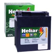 Bateria Heliar HTZ7L Lead 110/ Cb 300/ Twister-Tornado 250/ Nx 400 Falcon/ Hornet 600/ Fazer 250/ Tenere 250/ Lander 250