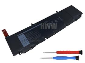 Bateria HWW XG4K6 97 Wh 11,4 V de íon de lítio para Dell XPS 17 9700 Bateria HWW XG4K6 97 Wh 11,4 V de íon de lítio para Dell XPS 17 9700