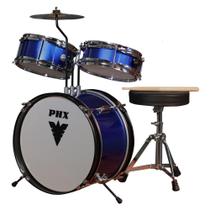 Bateria Infantil 3 Pçs 14" Azul PHX BIP-14 Azul