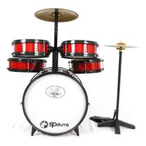 Bateria Infantil Acustica Com Chimbal Varias Cores Rock Baby Semi Profissional