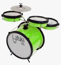 Bateria Infantil Batuka Baby Luen Verde, à partir de 1 ano. Bateria de qualidade. L44006VDC