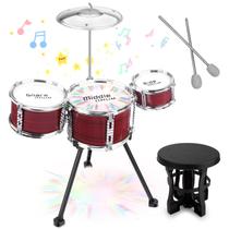 Bateria infantil CHADRIGIVS com luzes para crianças de 3 a 5 anos Bateria infantil CHADRIGIVS com luzes para crianças de 3 a 5 anos