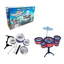 Bateria Infantil Com 5 Tambores - Art Brink Bateria Infantil Com 5 Tambores - Art Brink