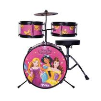 Bateria Infantil Disney Princesas Gold Rosa Bid-P2 - Phx