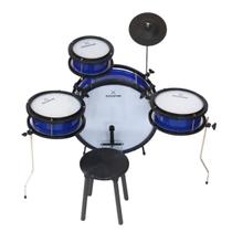 Bateria Infantil Luen Rockstar 4 Pçs Alumisteel