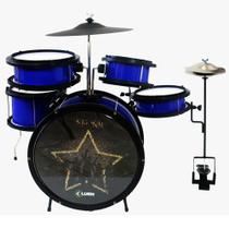 Bateria Infantil Luen Star Kids Azul