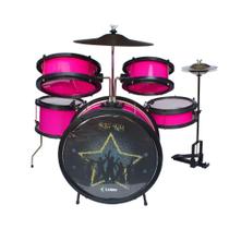 Bateria Infantil Luen Star Kids Rosa