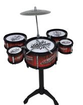 Bateria Infantil Mini Jazz Music Rock Com Baqueta 05 Bumbo Bateria Infantil Mini Jazz Music Rock Com Baqueta 05 Bumbo