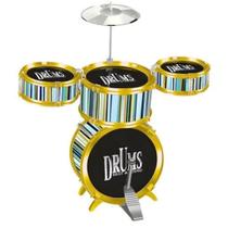 Bateria Infantil Musical 3 Tambores Meu Ritmo Jazz Drum Sky Sound Well Kids - Amarelo Bateria Infantil Musical 3 Tambores Meu Ritmo Jazz Drum Sky Sound Well Kids - Amarelo