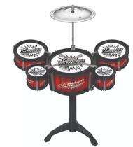 Bateria Infantil Musical Mini Completa Kids Criança Jazz Pop