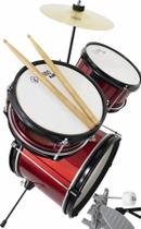 Bateria Infantil Musical Spring Kids SPK15-VM Vermelha Bateria Infantil Musical Spring Kids SPK15-VM Vermelha