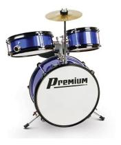 Bateria Infantil Premium Azul Dx10j Bl