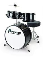 Bateria Infantil Premium Dx10j 3 Pcs Bb 12" Preta Bateria Infantil Premium Dx10j 3 Pcs Bb 12" Preta