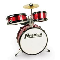 Bateria Infantil Premium DX10J Junior Vermelha Bateria Infantil Premium DX10J Junior Vermelha