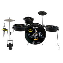 Bateria Infantil Preto Fosco Warner Batman Heroes - Luen