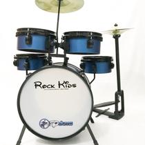 Bateria Infantil Rmv Rock Kids Com Chimbal Azul