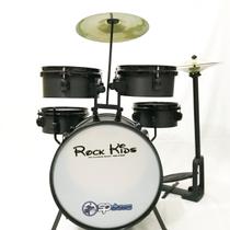 Bateria Infantil Rmv Rock Kids Com Chimbal Preto