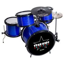 Bateria Infantil Star Kids Azul Completa Luen 44001AZ