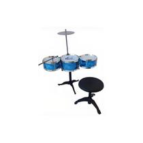 Bateria Infantil Vermelha - Modelo M3203 - Rock Jazz - Vila Brasil